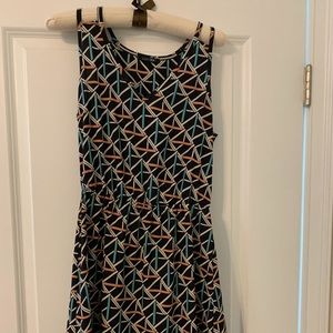 Geometric Sleeveless Dress